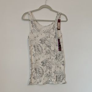 NWT Merona leaf pattern tank top